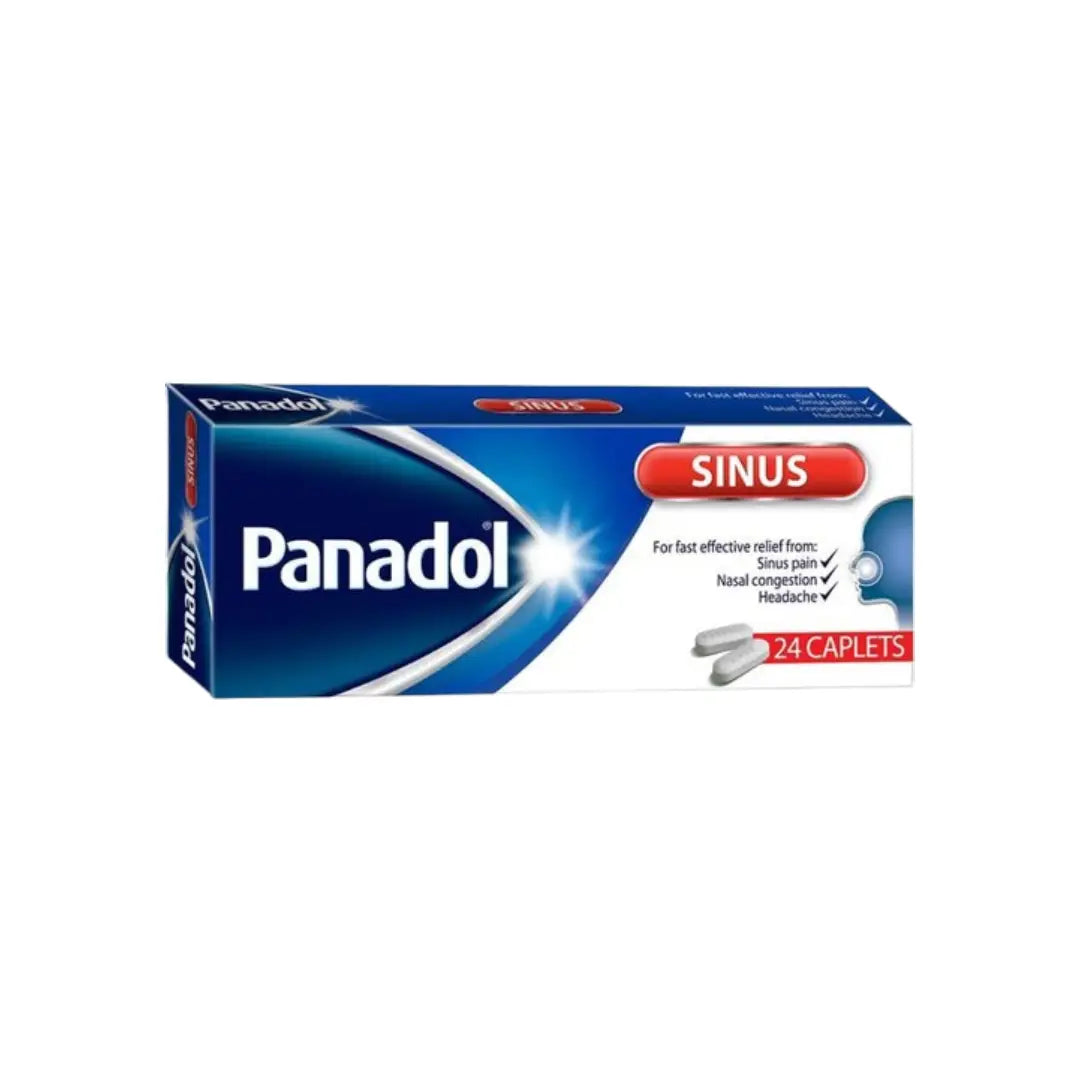 Panadol Sinus Caplet 24s Fast-acting caplets for relief from sinus pain, congestion, and headaches