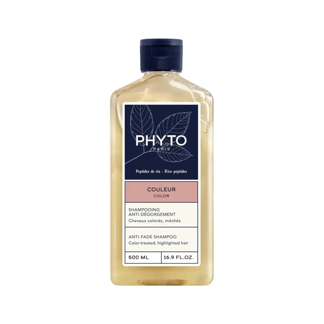 Phyto Color Anti-Fade Shampoo 500ml | Sulfate-Free Shampoo for Color-Treated Hair | Color Protection & Shine Care