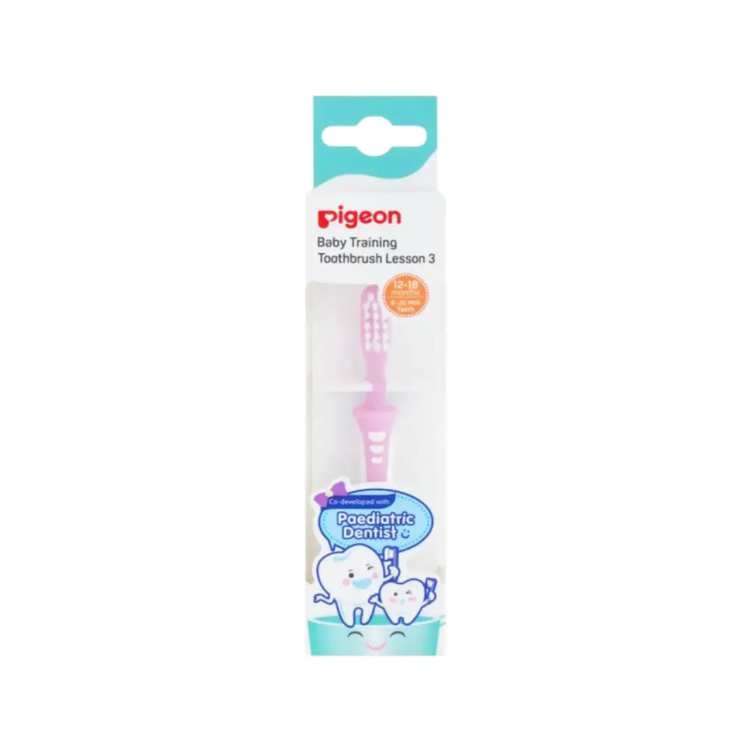 Pigeon Baby Training Toothbrush 12–18 Months 78341-2 – Soft Bristle Toddler Training Toothbrush