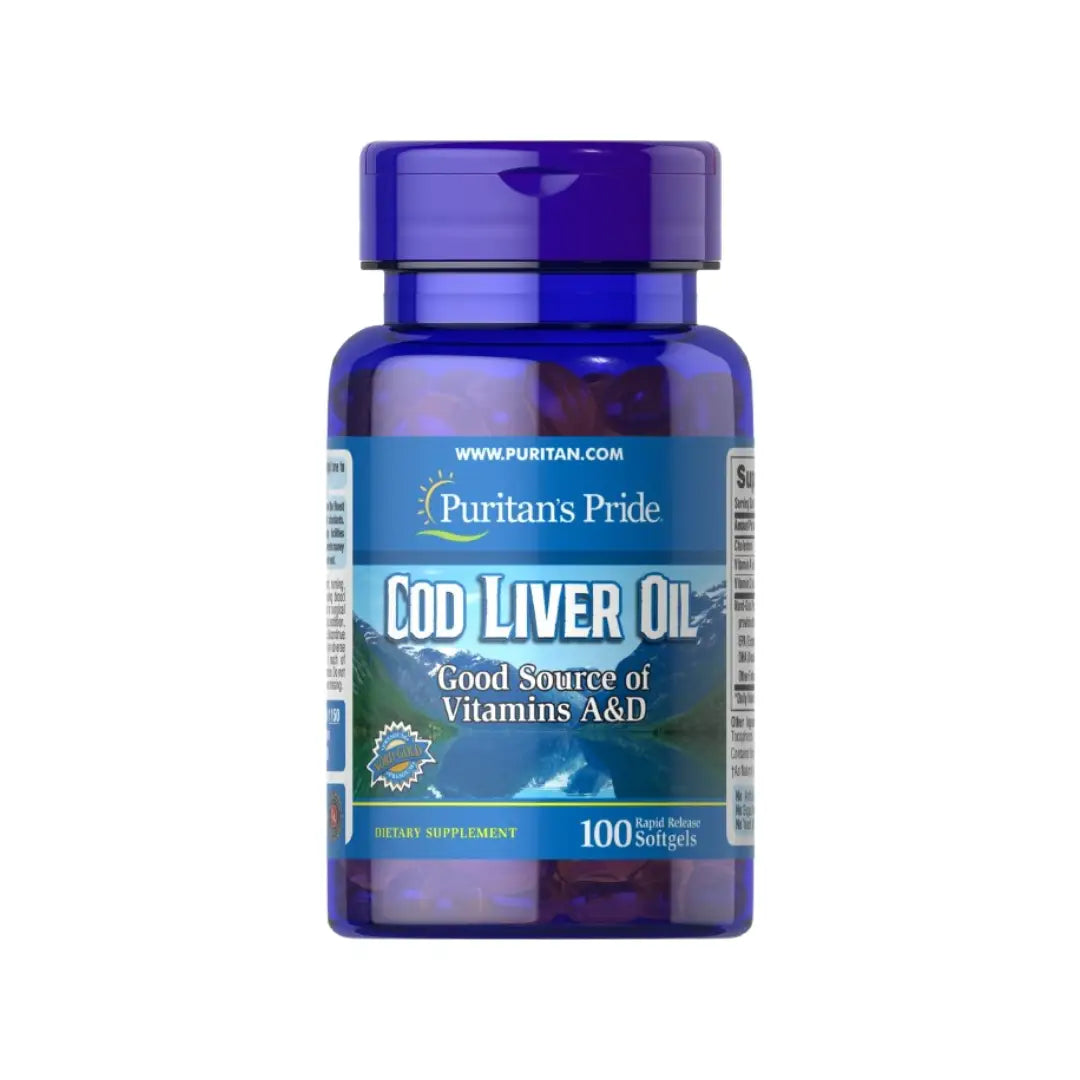 Puritan's Pride Cod Liver Oil Softgels 100s