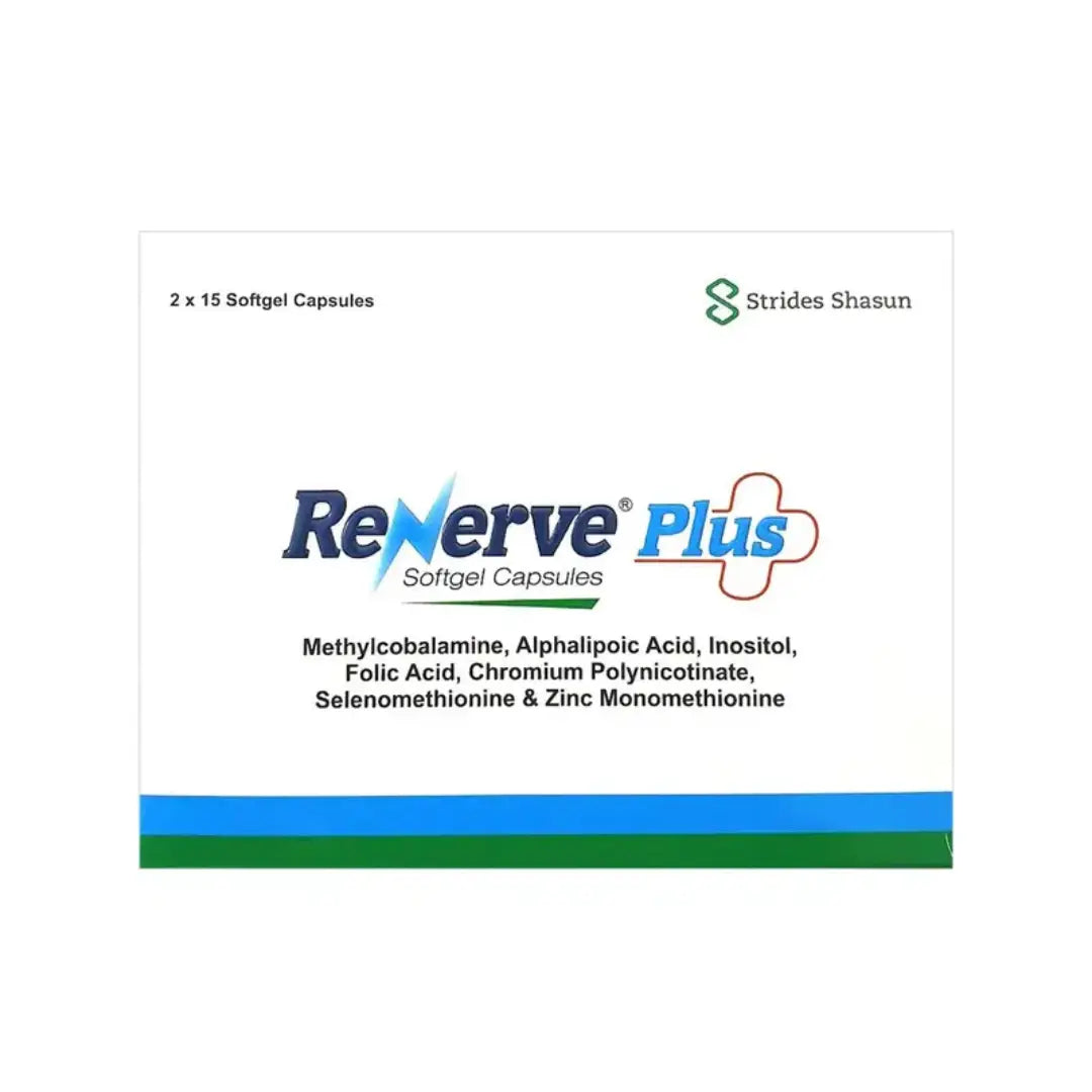 Renerve Plus Capsules 30 softgels – daily nutritional supplement