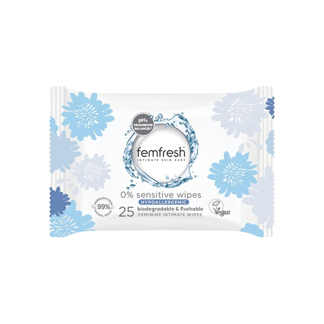 Femfresh Feminine Intimate Sensitive Wipes 25s