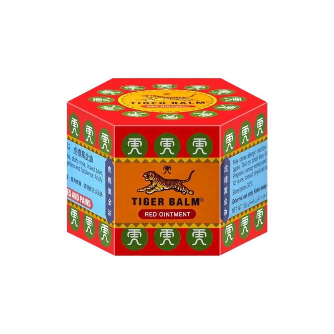 Tiger Balm Red Ointment 10g herbal pain relief balm for sore muscles and joint discomfort