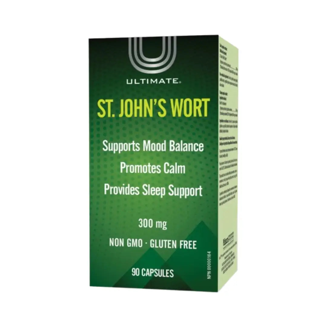 Ultimate St. John's Wort Capsules 90 herbal supplement for mood support and emotional well-being