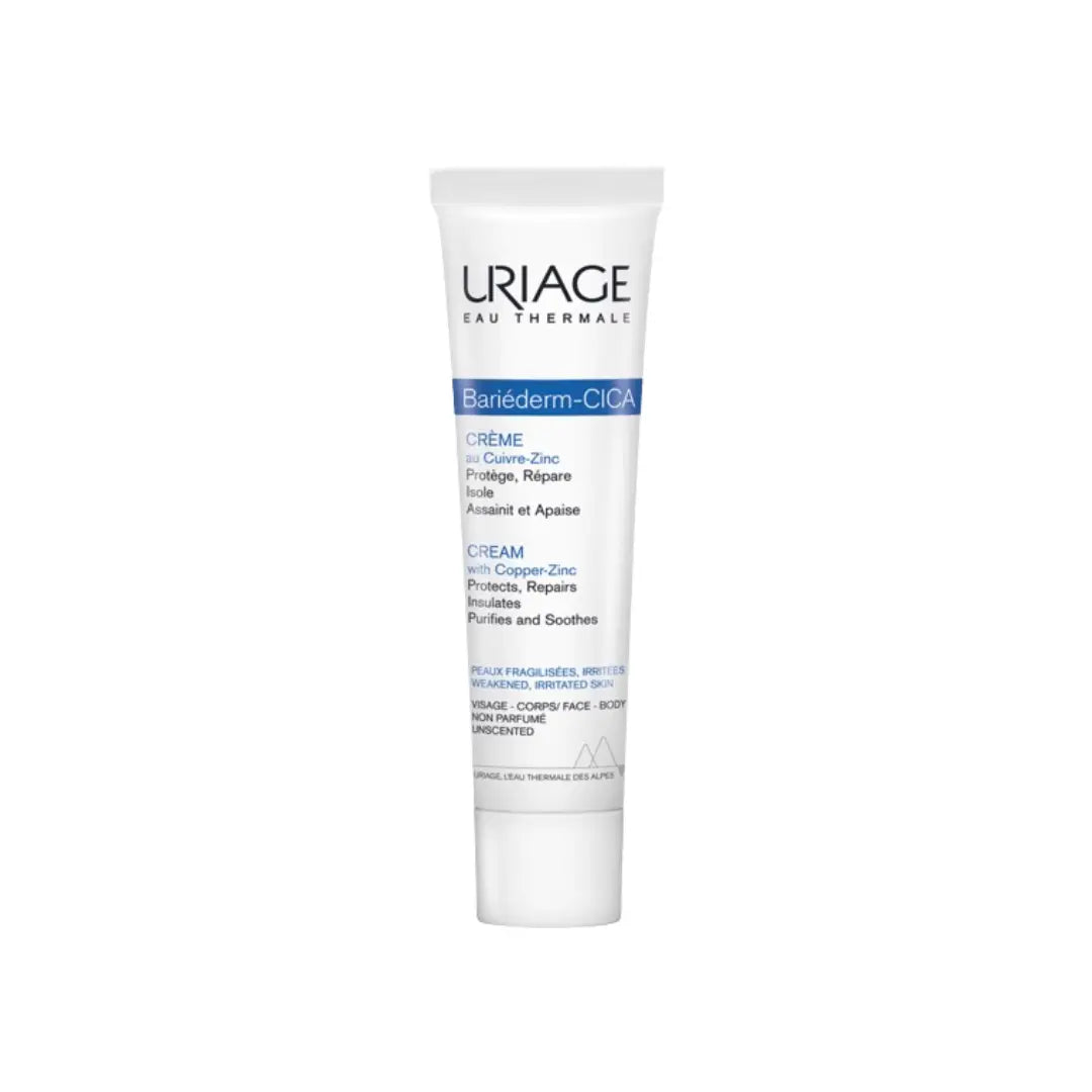 Uriage Bariéderm Cica-Cream T 100ml protective face and body cream for dry and sensitive skin.