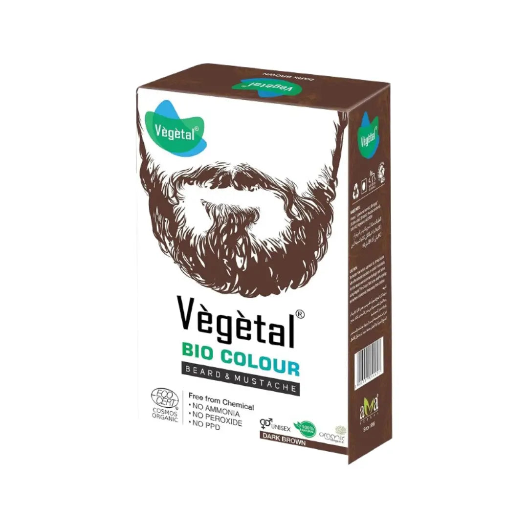 Vegetal Bio Colour Beard Dark Brown 54413 – Natural Beard Dye for Long-Lasting Gray Coverage & Conditioning