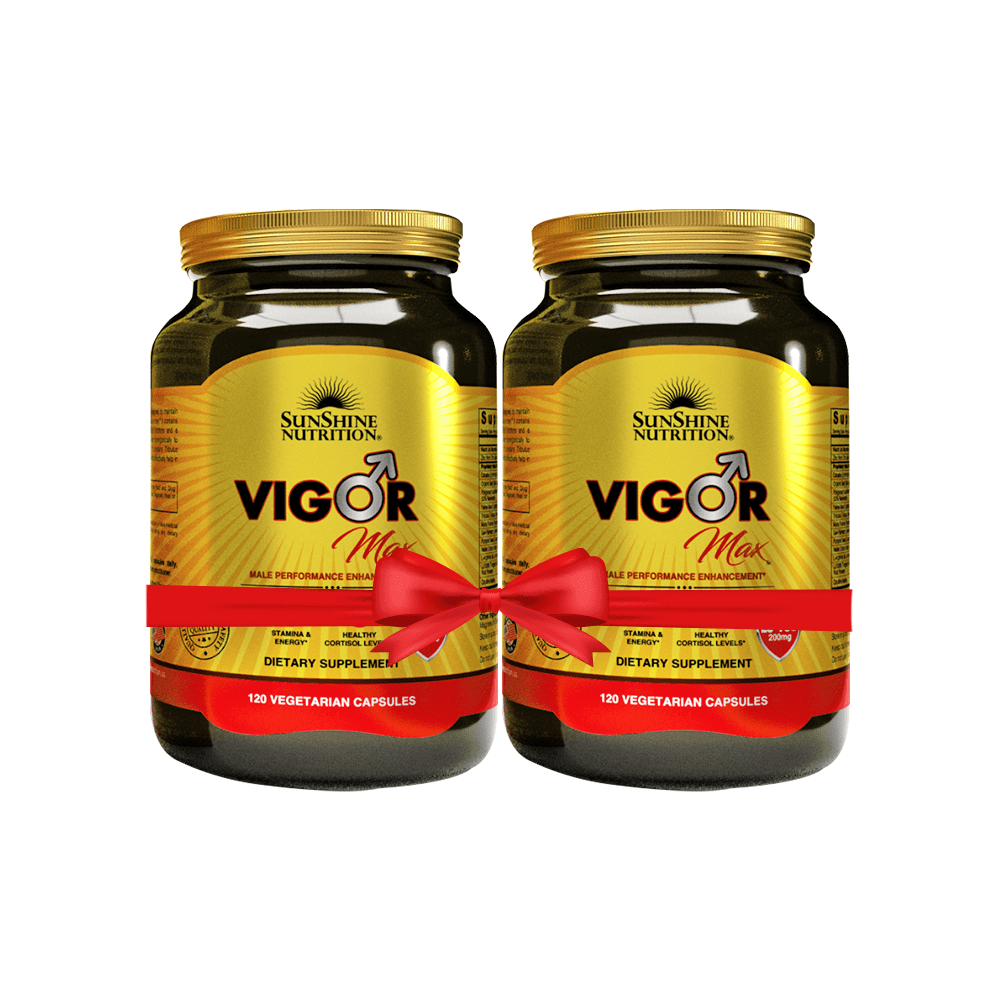 كبسولات فيجور ماكس من صن شاين نيوتريشن - 120 كبسولة