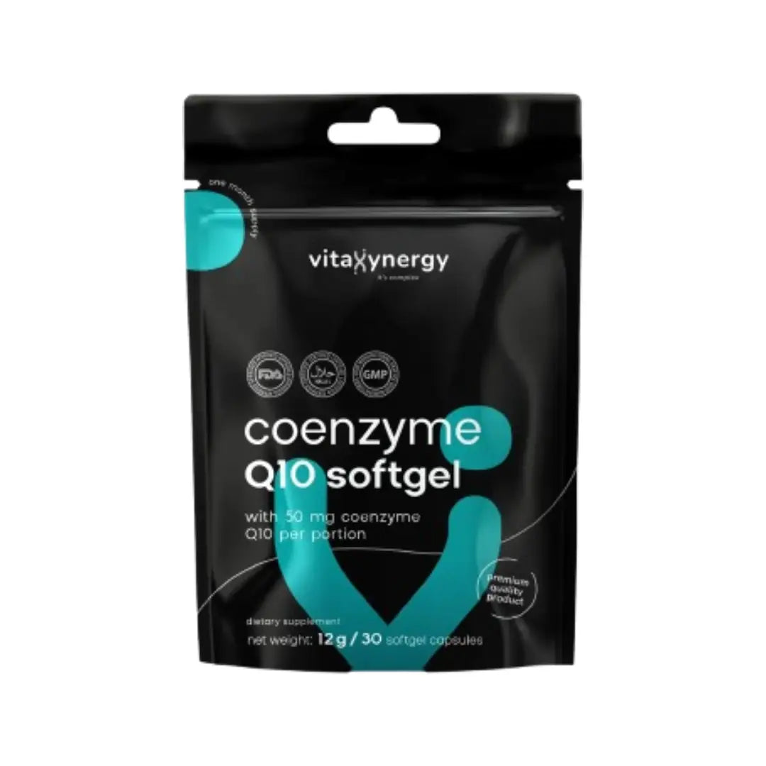 Vitaxynergy Coenzyme Q10 Softgels 30s – Antioxidant Supplement for Energy & Heart Health Support