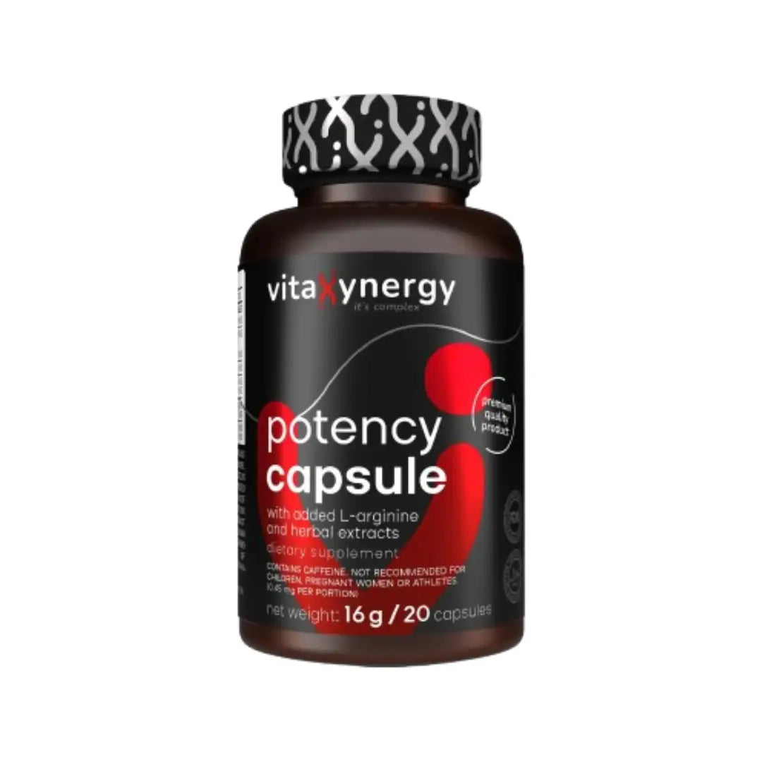 Vitaxynergy Potency Capsules 20s – Energy, Stamina & Vitality Support Supplement