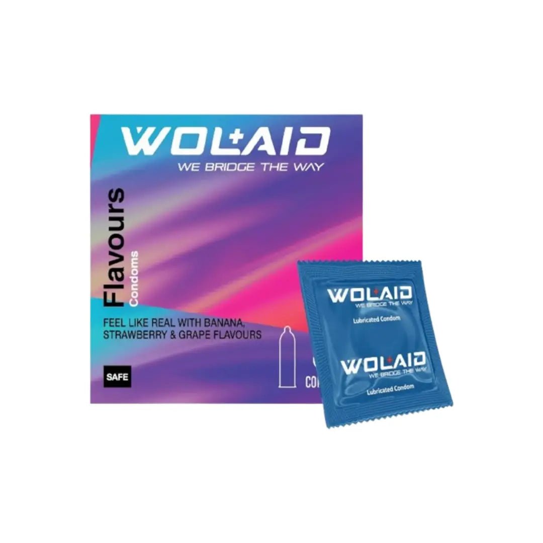 واقي ذكري بنكهة آمنة من WOLAID
