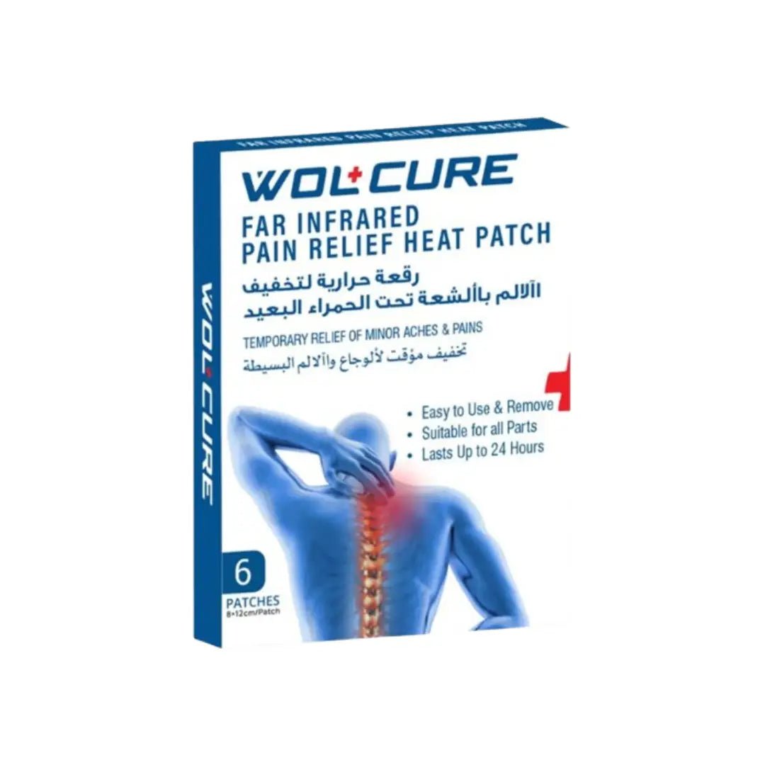 Wolcure Infrared Pain Relief Heat Patch 6s fast-acting pain relief patch for muscles and joints