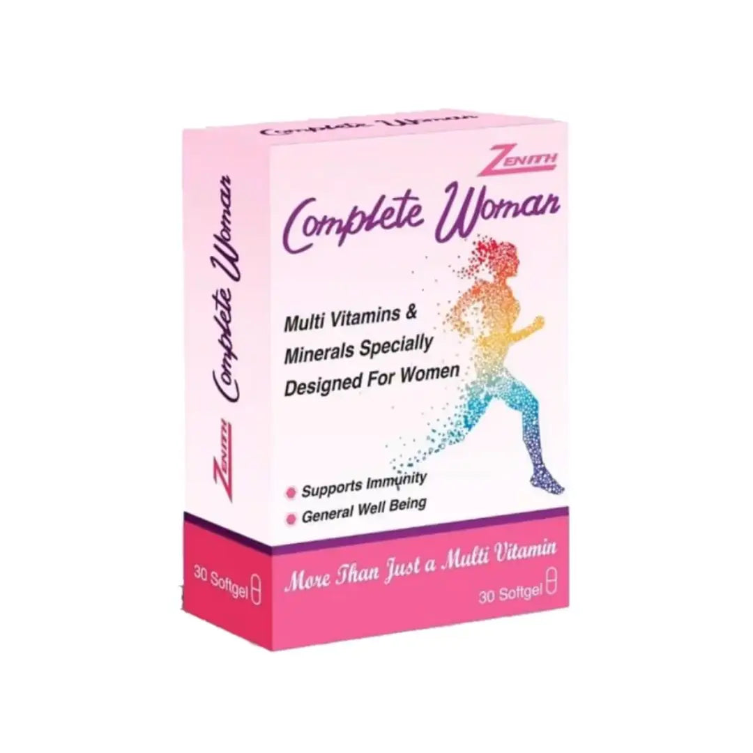 Zenith Complete Women Softgel 30s – Multivitamin & Mineral Supplement
