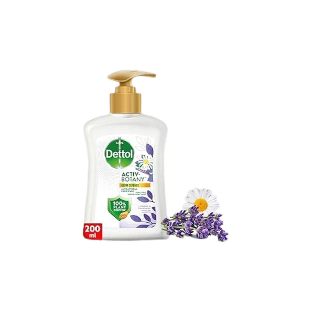 Dettol Activ-Botany Liquid Hand wash Pump, Lavender & Chamomile Scent, 200ml