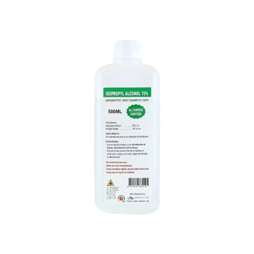 Ameya Isopropyl Alcohol 70% Sanitizer 500ML
