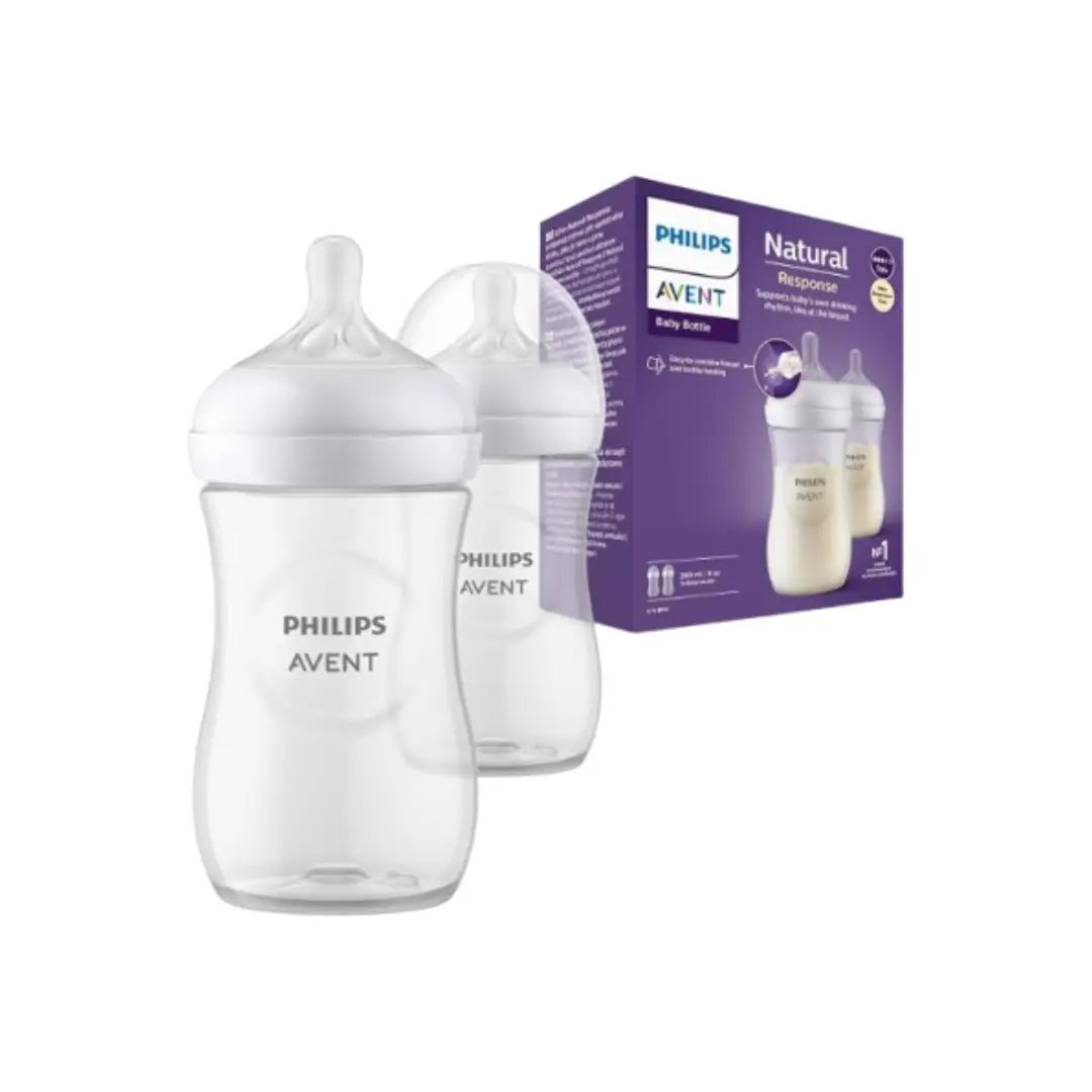 Philips Avent 1M+ Natural Feeding Bottle  260ML 2s SCY903/02