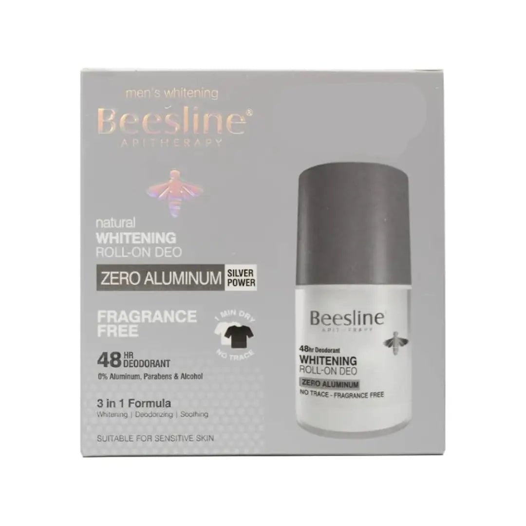 Beesline Whitening Zero Aluminum Fragrance Free 48H Deo Roll On 50ML 1+1
