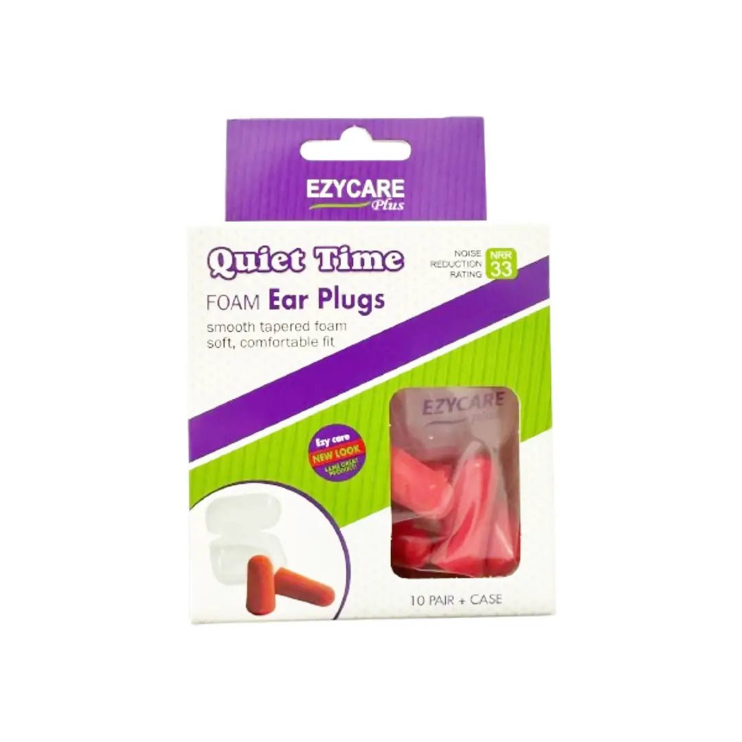Ezycare Quiet Contour Foam Ear Plugs 10033