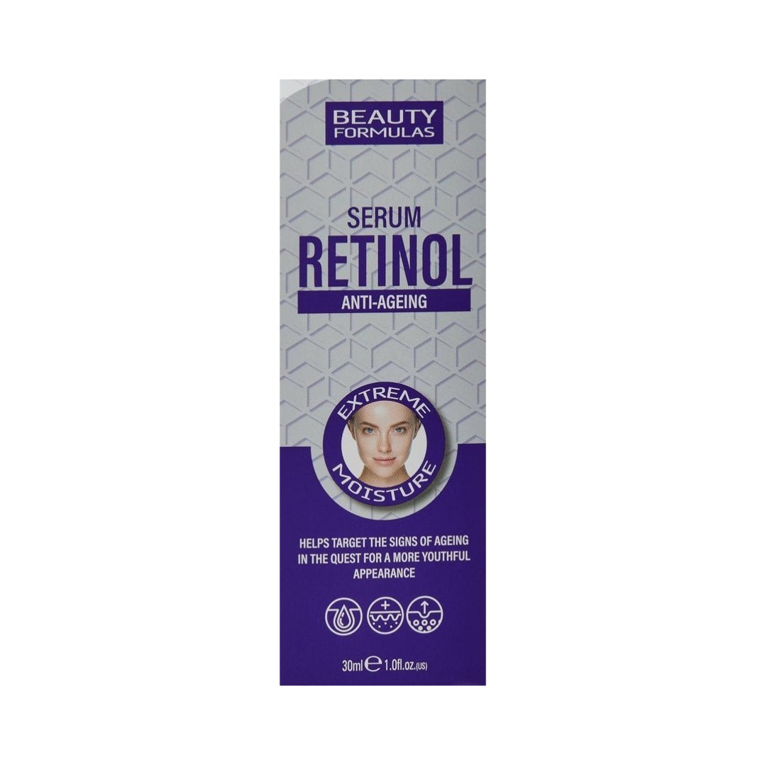 Beauty Formulas Retinol Anti-Aging Face Serum 30ml – Vitamin E & Jojoba Oil