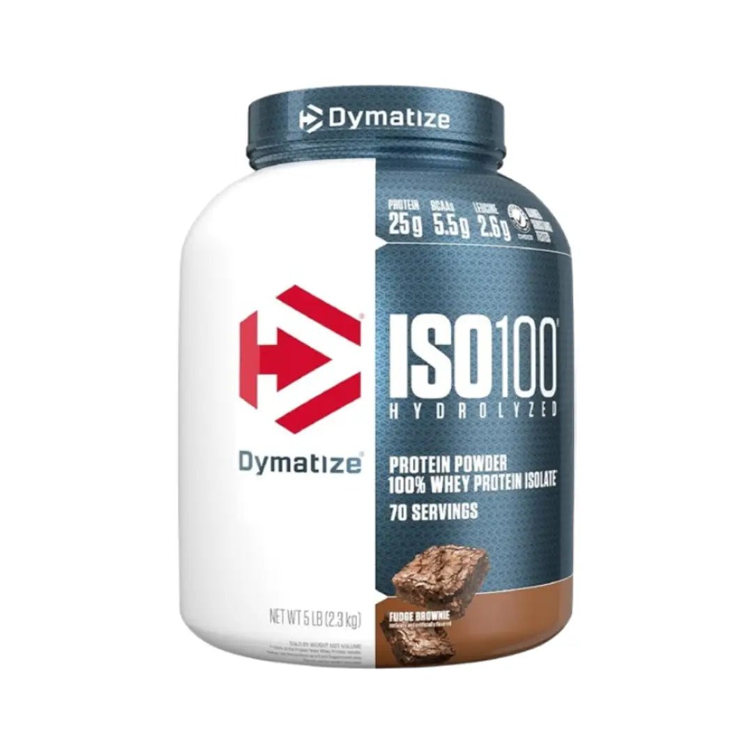 Dymatize ISO100 Hydrolyzed 5LB Fudge Brownie Serv 70