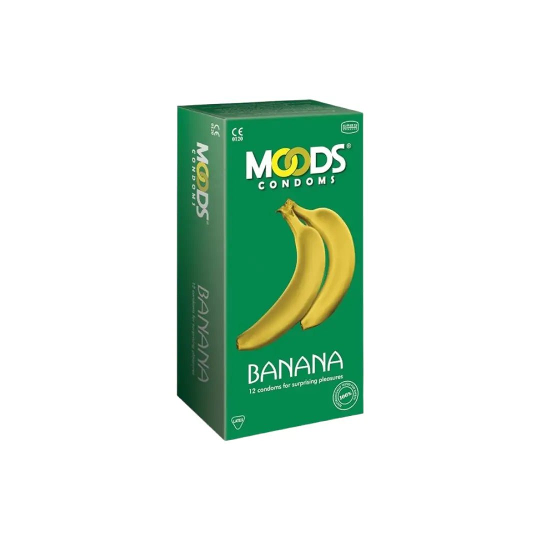 Moods Banana Condom 12s