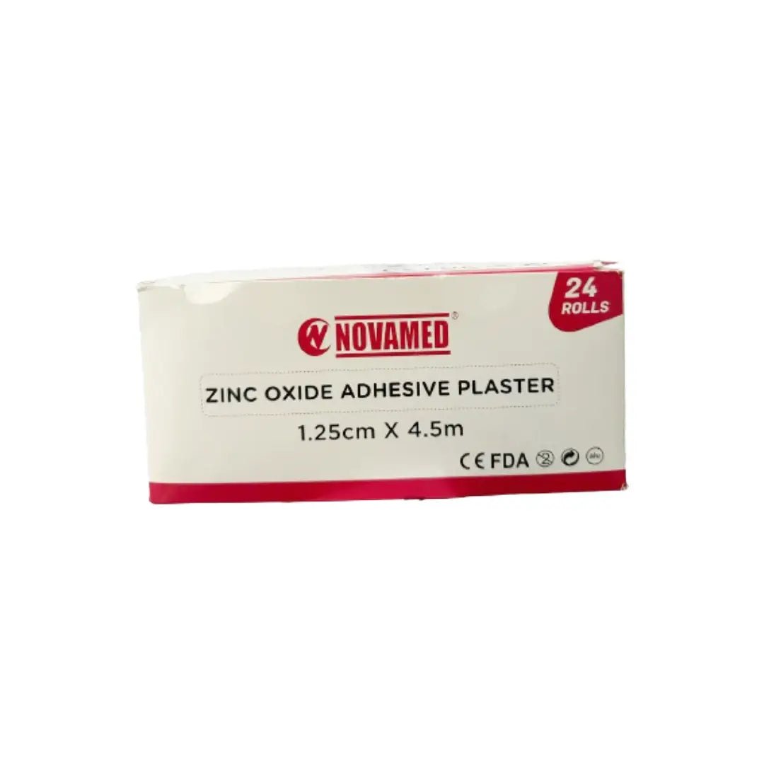 Novamed Zinc Oxide Adhesive Plaster 1.25cm*4.5M 24s