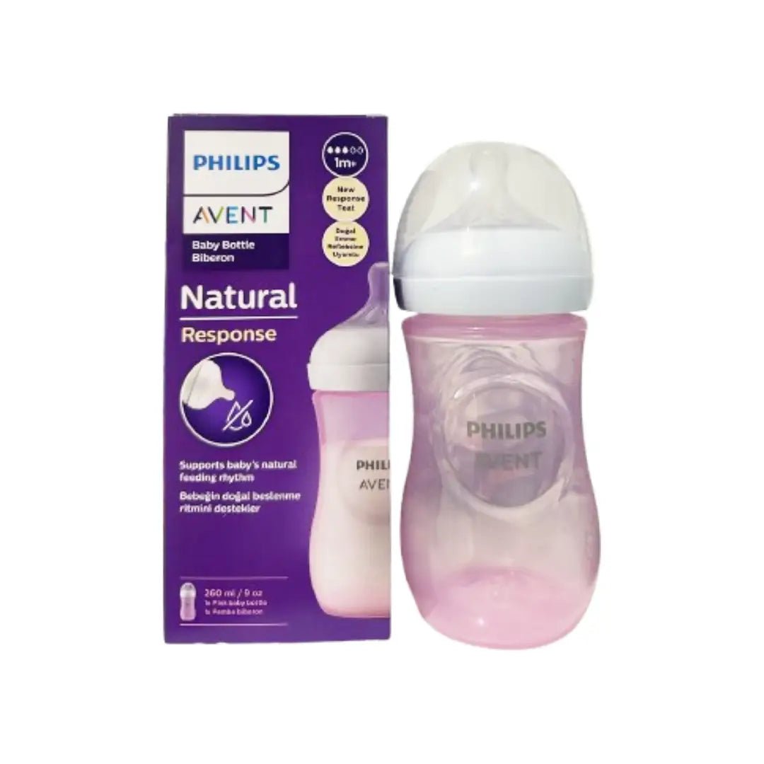 Philips Avent Natural Feeding Bottle 260ML Pink SCY903/11