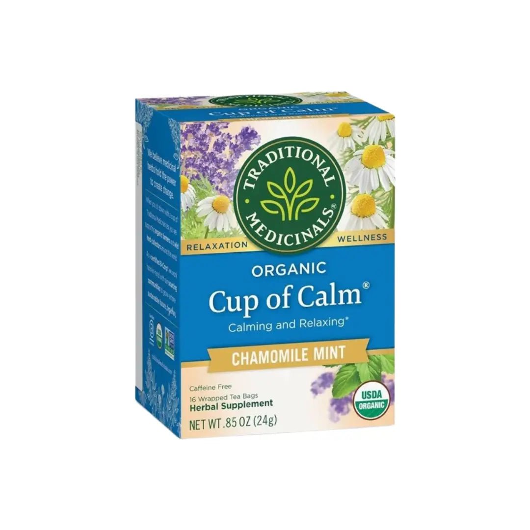 Traditional Medicinals Organic Cup of Calm Chamomile Mint Tea Bag 16s