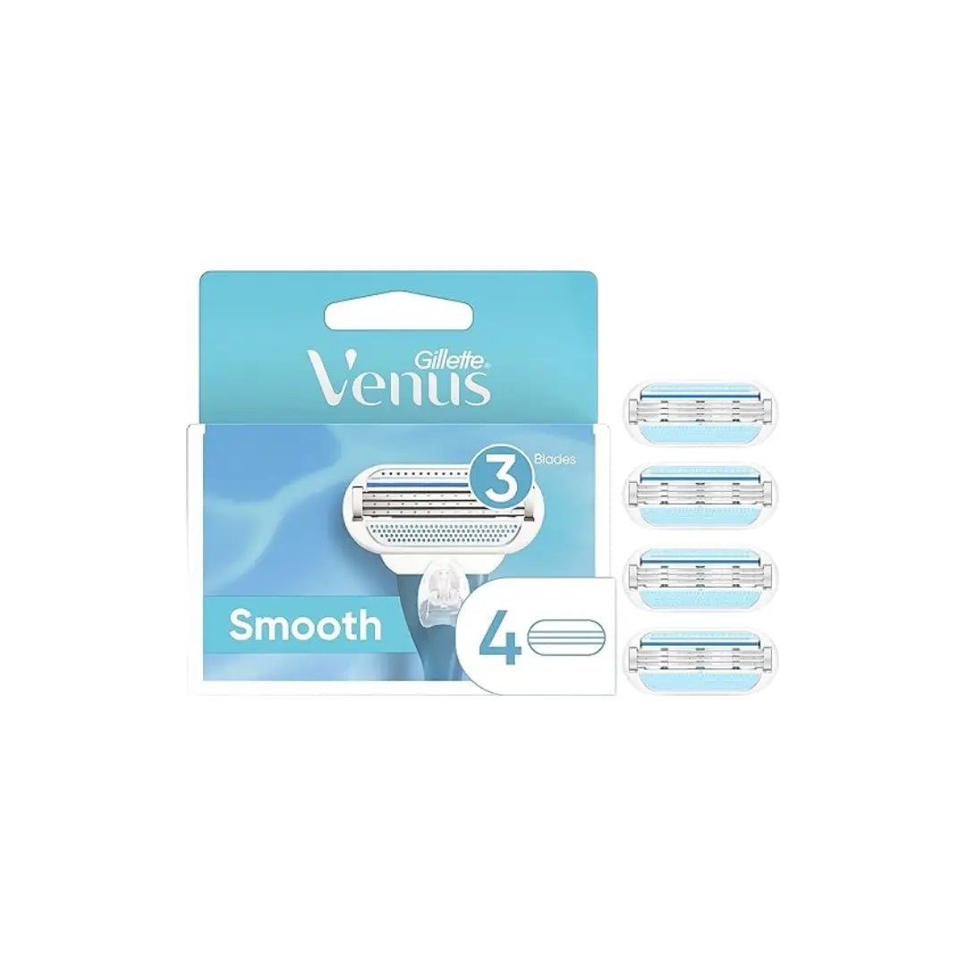 Gillette Venus Smooth Close & Clean 3 Blades 4s