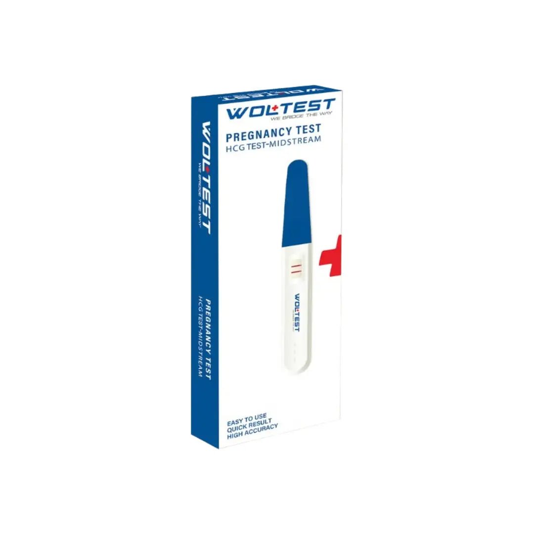 WolTest Pregnancy Test Rapid Midstream 1s