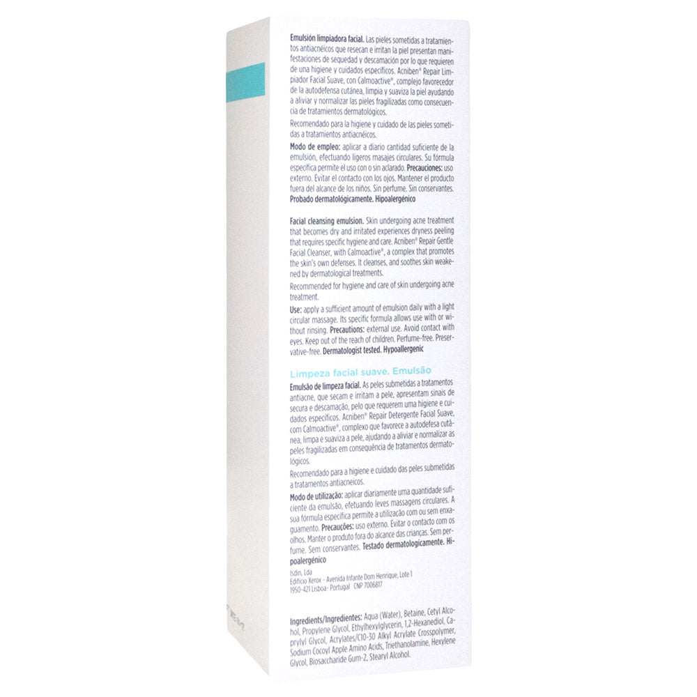 Isdin Teen Skin Acniben Repair Emulsion Cleanser 180 mL - Med7 Online