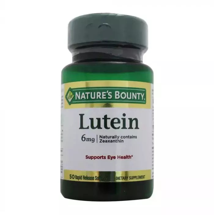 Nature's Bounty Lutein 6 mg Softgels 50's - Med7 Online