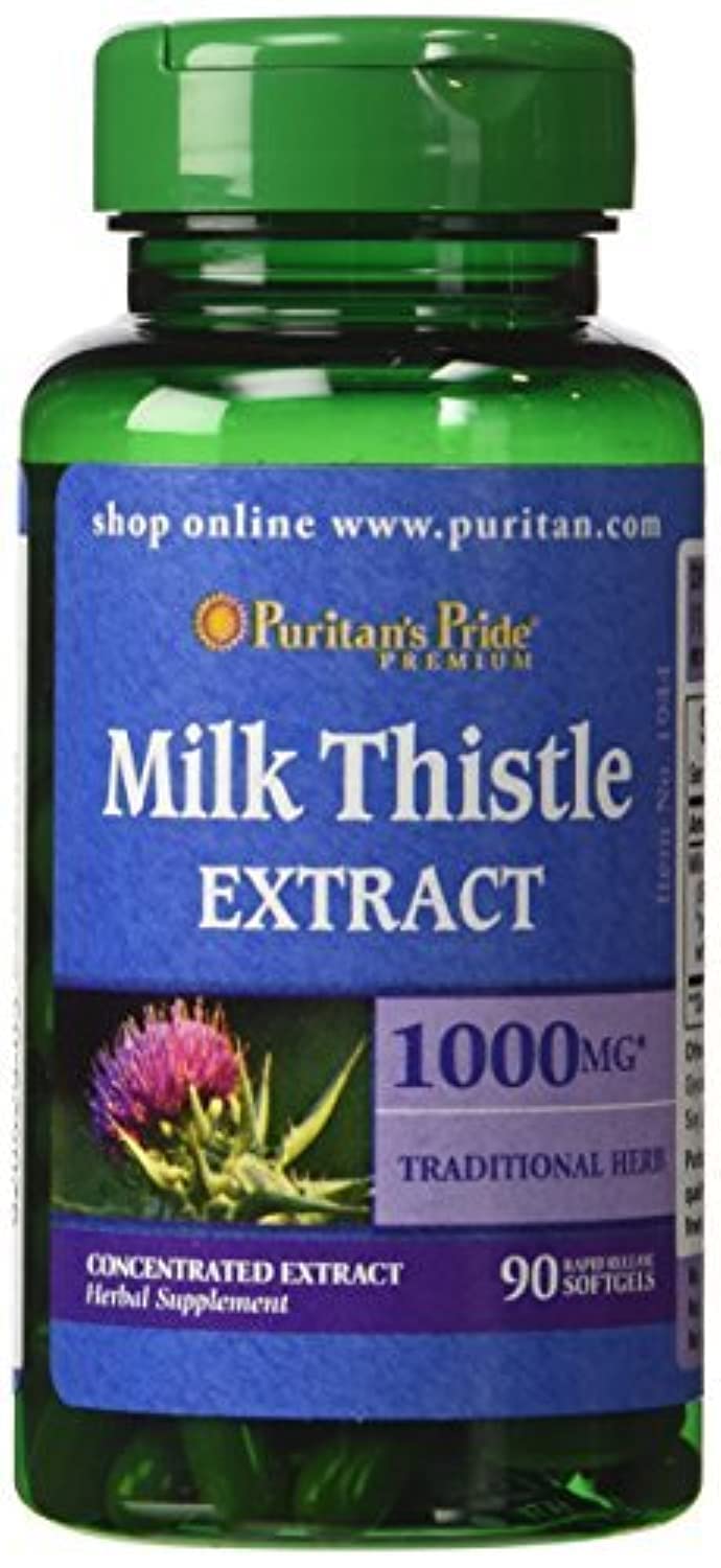 Puritan's Pride Milk Thistle Extract 1000MG Softgel 90s