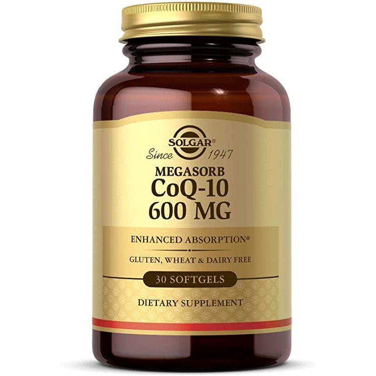 SOLGAR Megasorb CoQ-10 Dietary Supplement, 600mg, 30 Softgels - Med7 Online