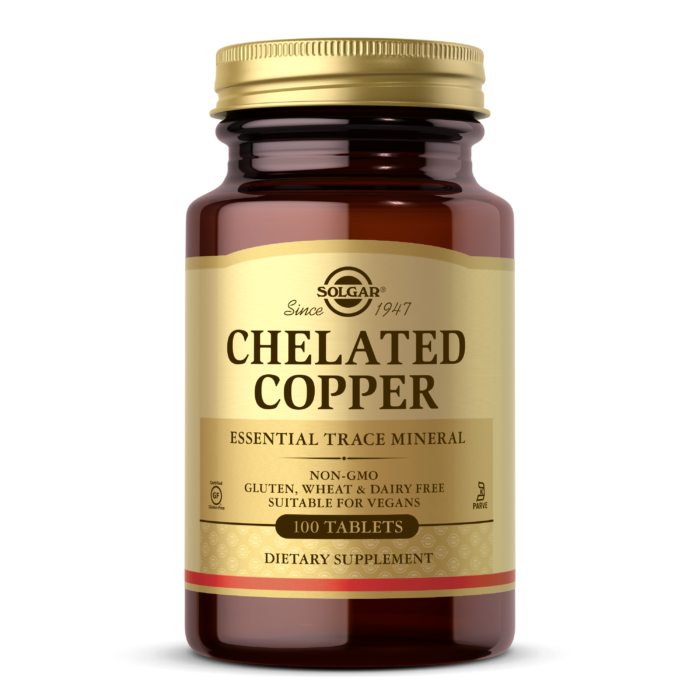 SOLGAR CHELATED COPPER TABLETS** 100S - Med7 Online
