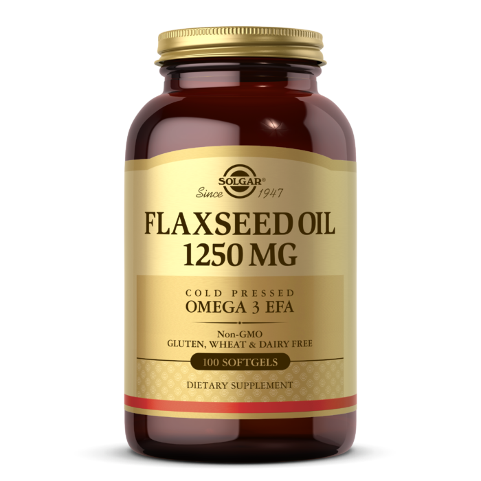 SOLGAR FLAXSEED OIL 1250 MG SOFTGELS 100S - Med7 Online