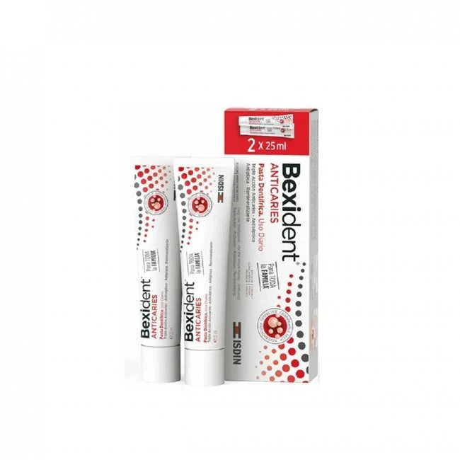 ISDIN Bexident Anticavity Toothpaste 25ml x2 (PROMOTIONAL PACK) - Med7 Online
