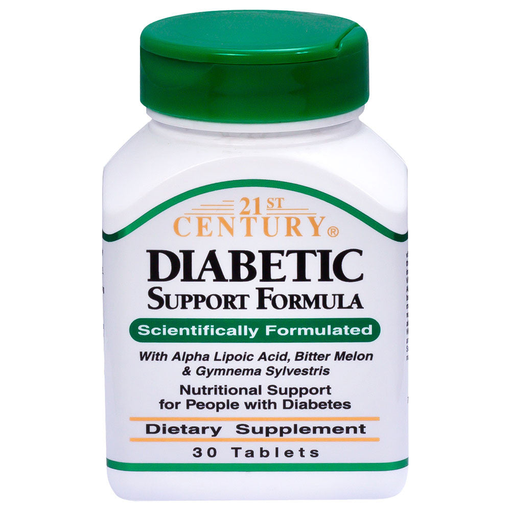 21st Century Diabetic Formula Tablets 30's - Med7 Online