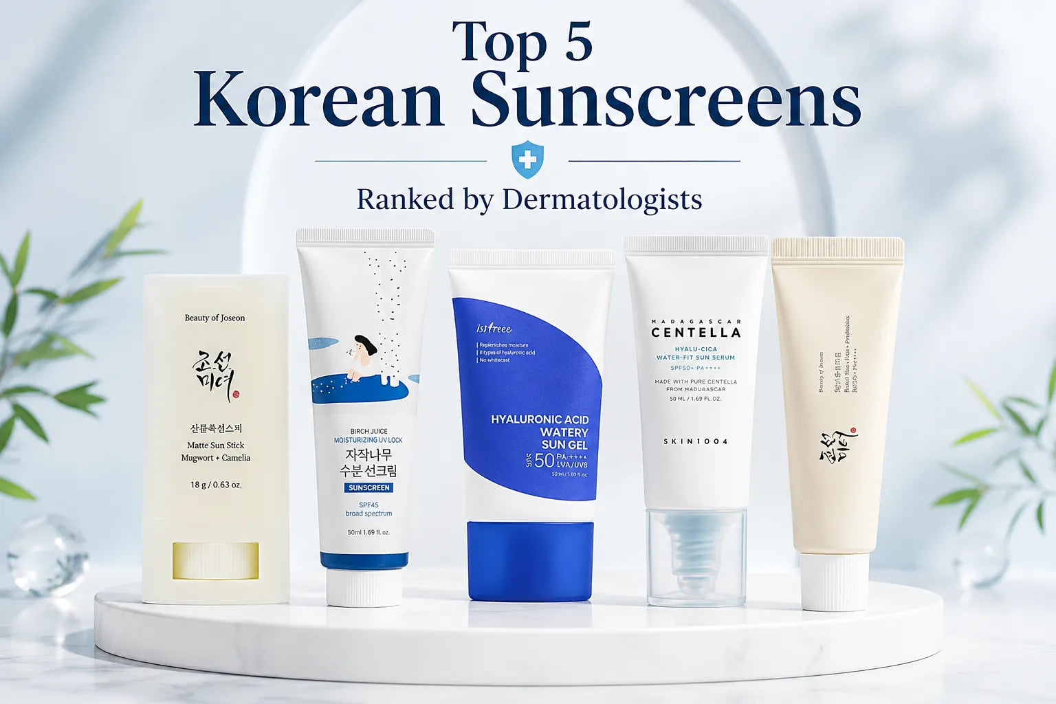 Top 5 Korean Sunscreens
