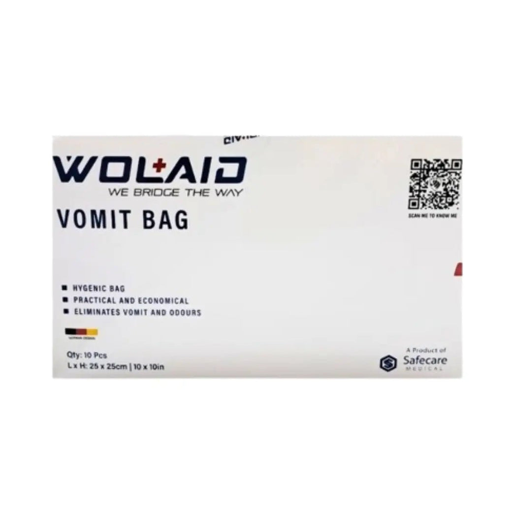Wolaid Vomit Bag 25*25 cm / 10*10 Inch