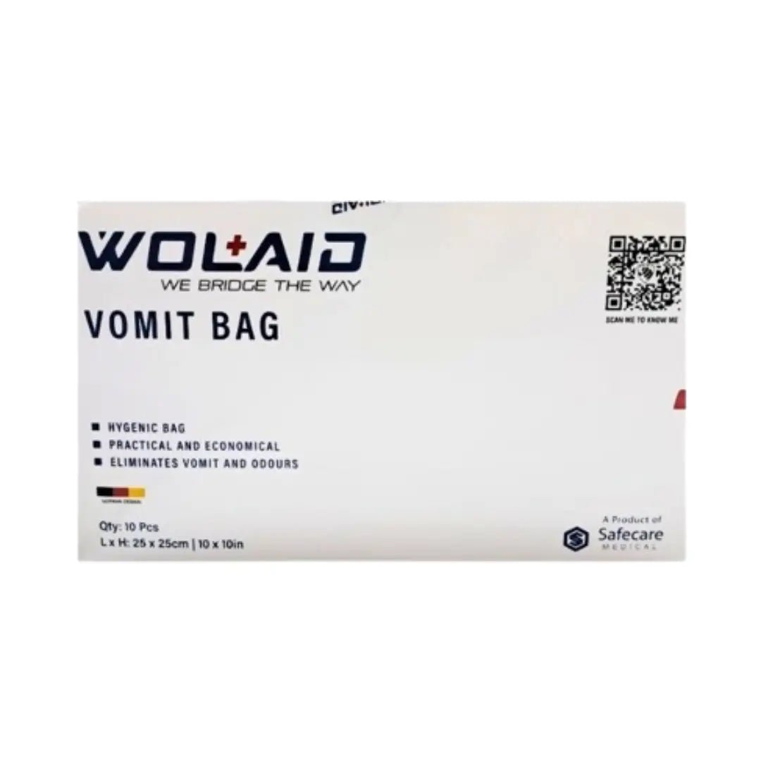 Wolaid Vomit Bag 25*25 cm / 10*10 Inch