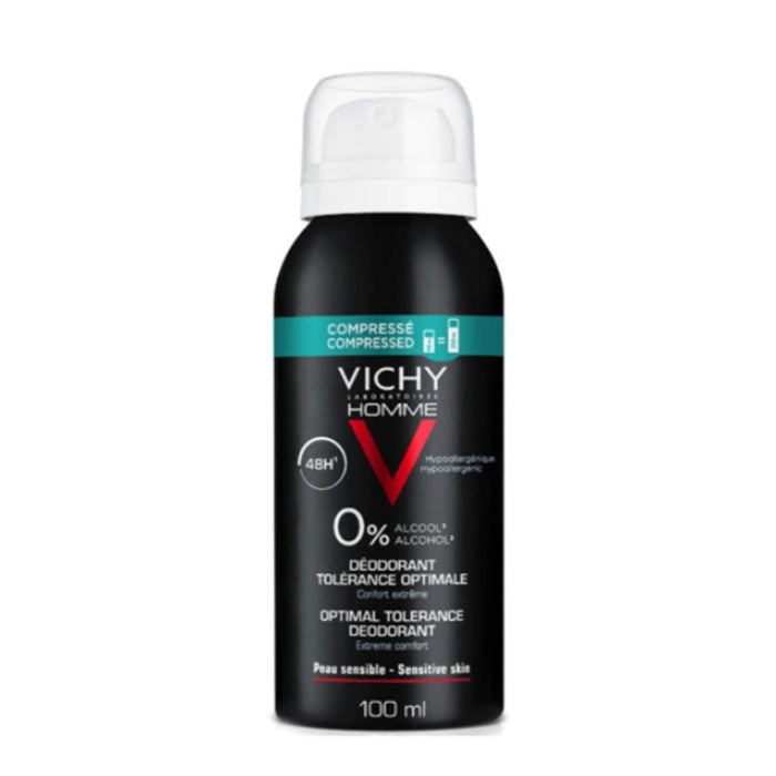 VICHY HOMME 48H OPTIMAL TOLERANCE DEODORANT 100ML