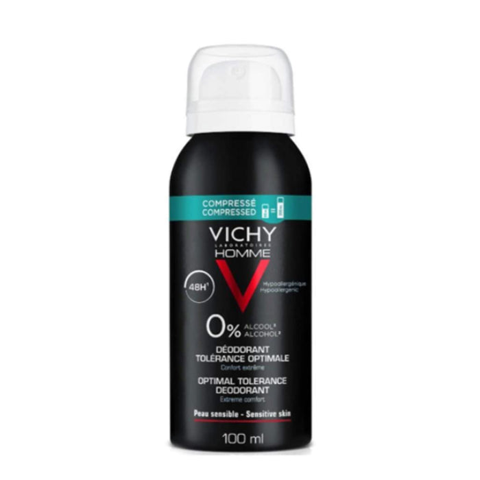 Vichy Homme 48h Optimal Tolerance Deodorant 100ml