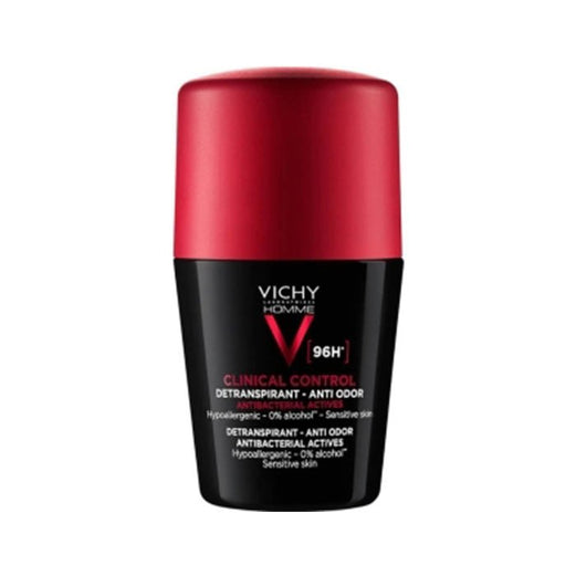 VICHY HOMME 96H CLINICAL CONTROL BLACK DEO ROLL ON 50ML