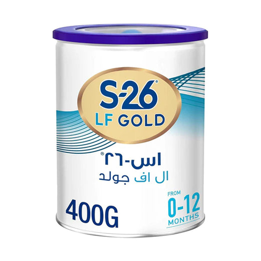 Wyeth Nutrition S26 Lactose-Free (LF) Gold, 0-12 Months, Infant Formula Milk Tin, 400g