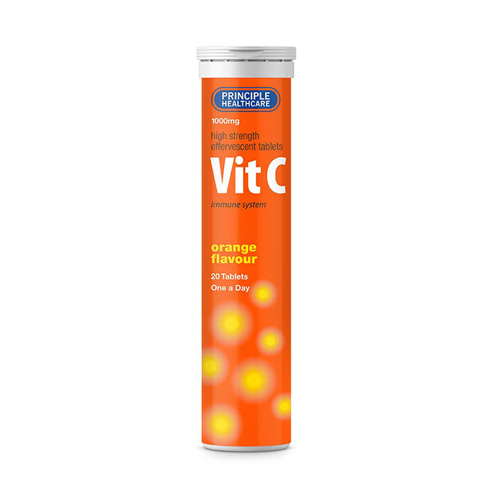 Principle Vit C 1000 mg Orange 20's  Effervescent Tablets