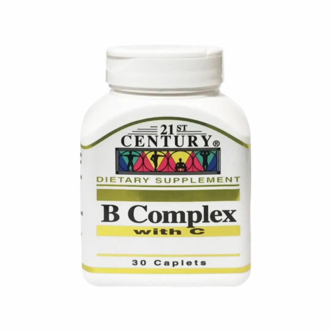 21st Century B Complex with Vitamin C Caplets 30s