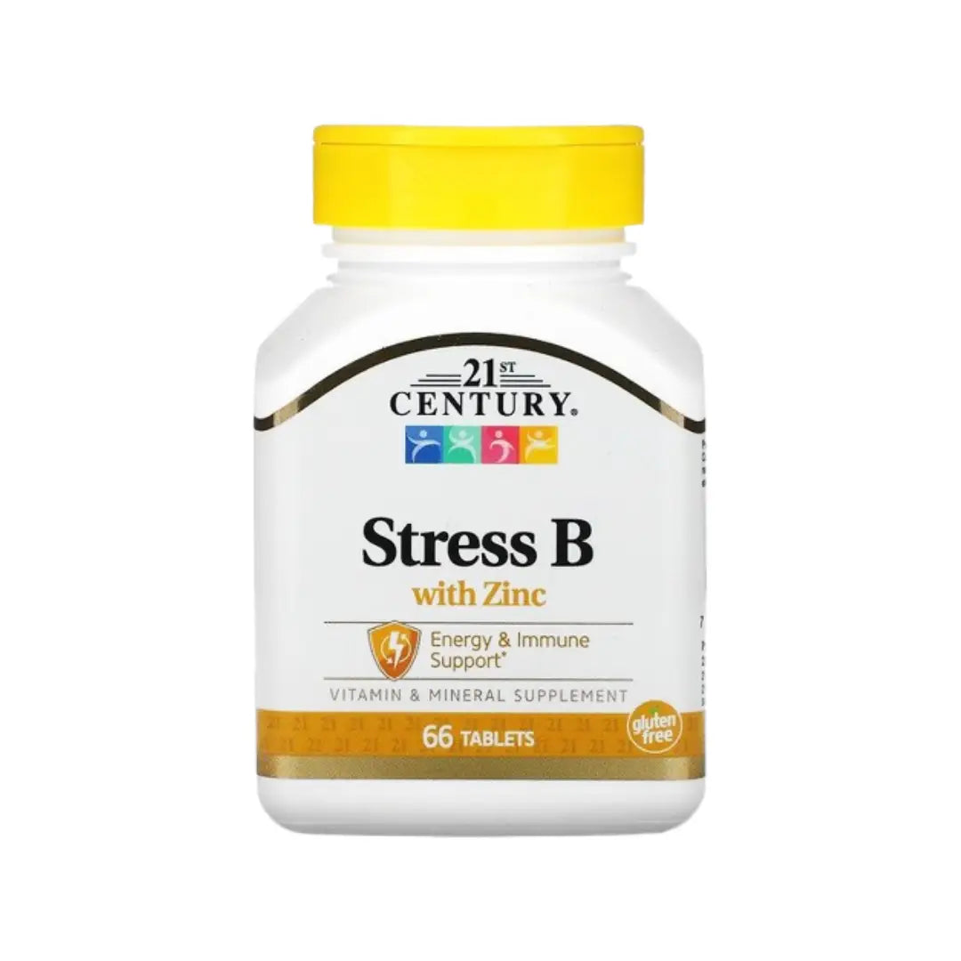 21st Century Stress B with Zinc Tablets 66s