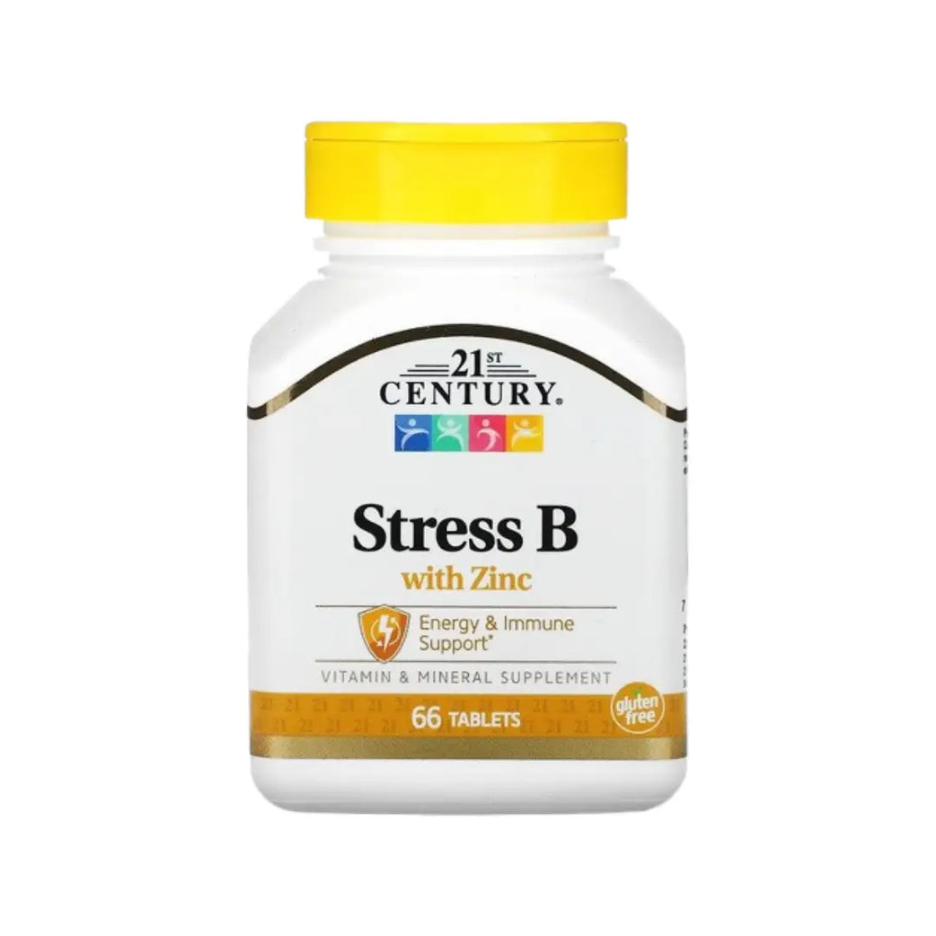 21st Century Stress B with Zinc Tablets 66s