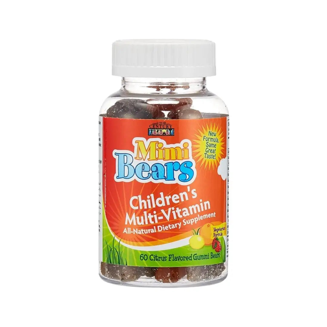 21ST Century Mimi Bears Childrens Multivitamins Citrus Flavored Gummi Bears 60s