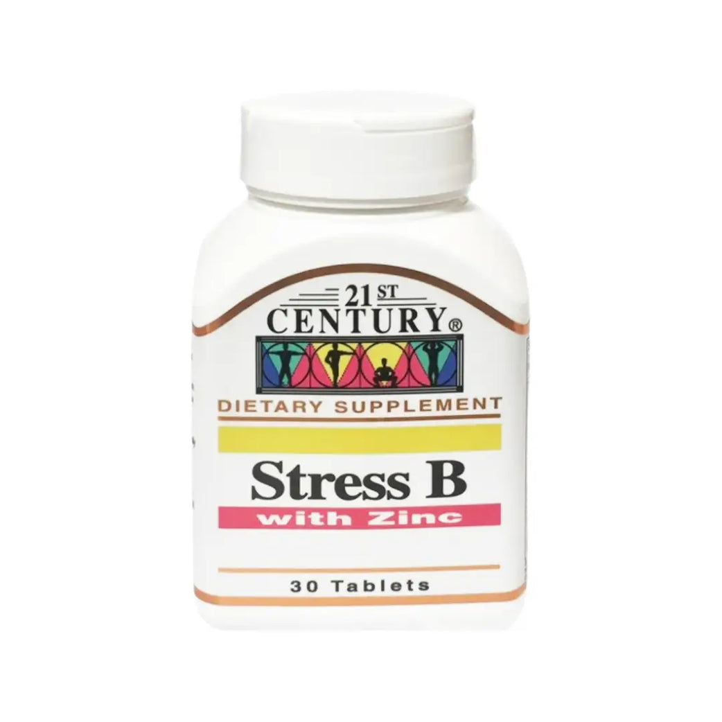 21st Century Stress B with Zinc Tablets 30s